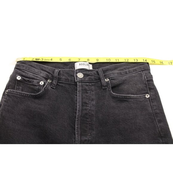 Agolde Women's Nico High Rise Slim Jeans Black Sz 28 - Picture 6 of 13